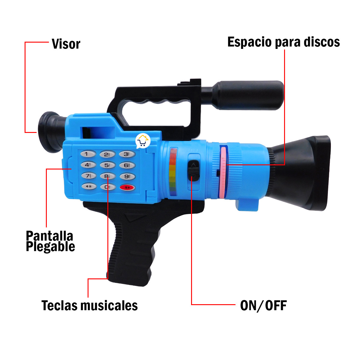 Miniatura 3 de Video Camara Proyector Juguete 6687